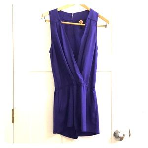 BCBG purple romper